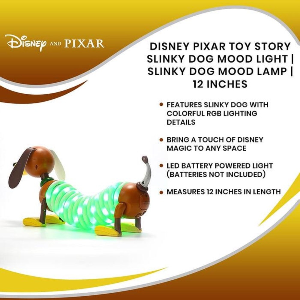 Disney Pixar Toy Story Slinky Dog 3D Desk Light